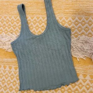 Ribed tank top